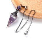 Amethysts natural Crystal necklace