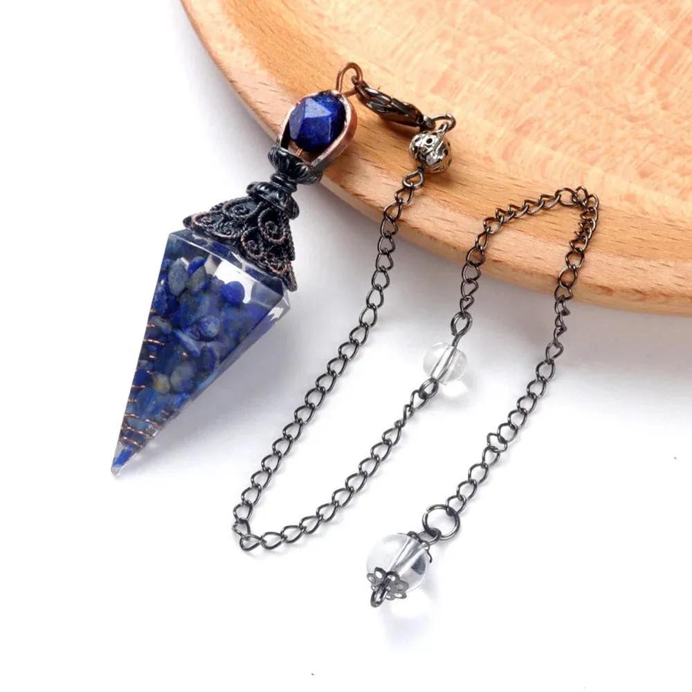 
Lapis lazuli Crystal Necklace