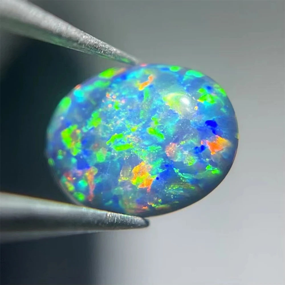 Natural Opal Cabochons Choose Oval or Pear Gemstones for DIY Rings.