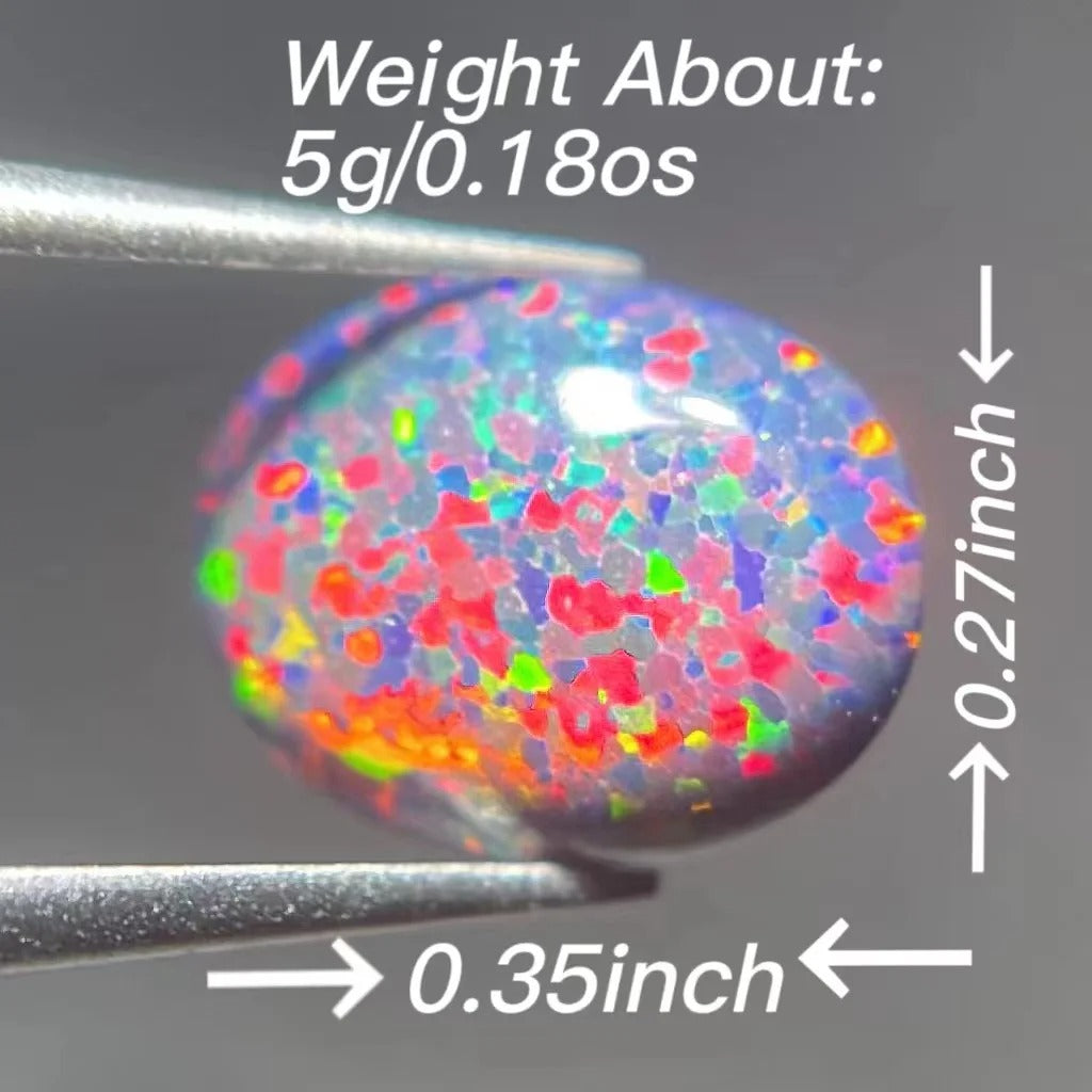 Natural Opal Cabochons Choose Oval or Pear Gemstones for DIY Rings.