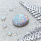 Natural Opal Cabochons Choose Oval or Pear Gemstones for DIY Rings.