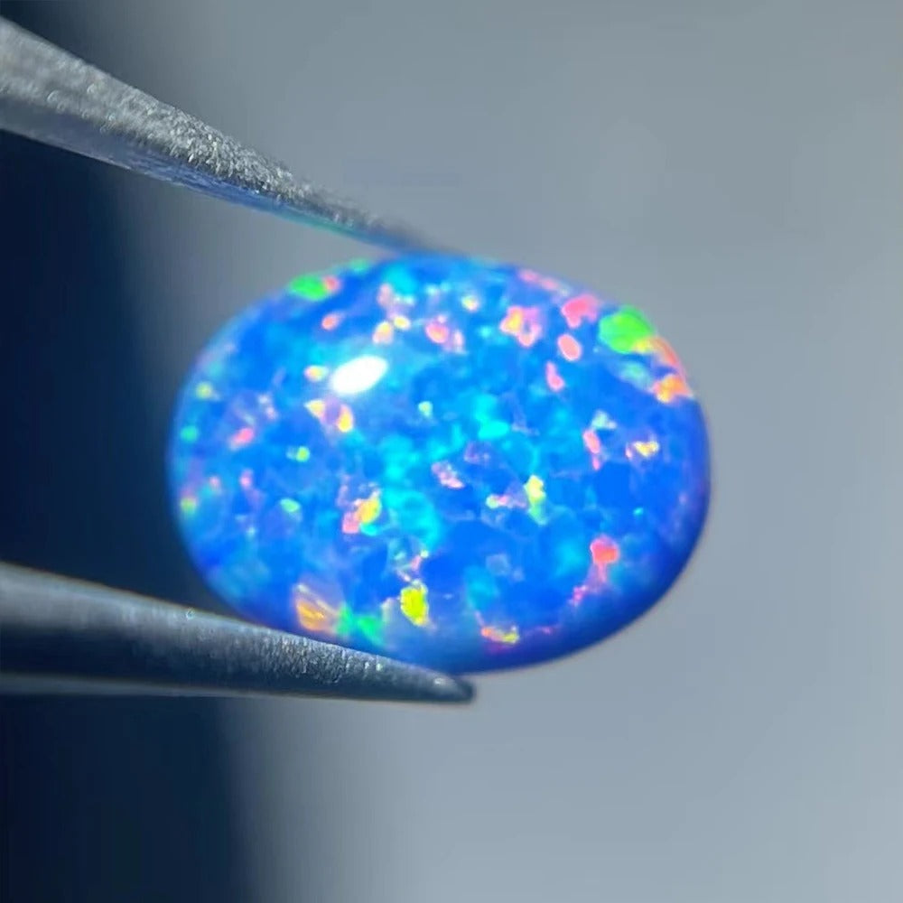 Natural Opal Cabochons Choose Oval or Pear Gemstones for DIY Rings.